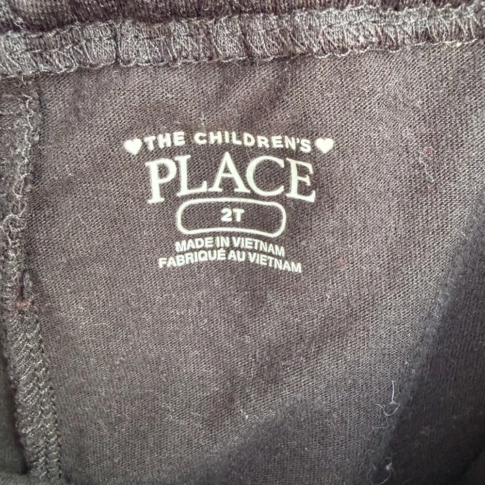 The Childrens Place Girls Black Sailor Skort‎ Double Button Front Size 2T